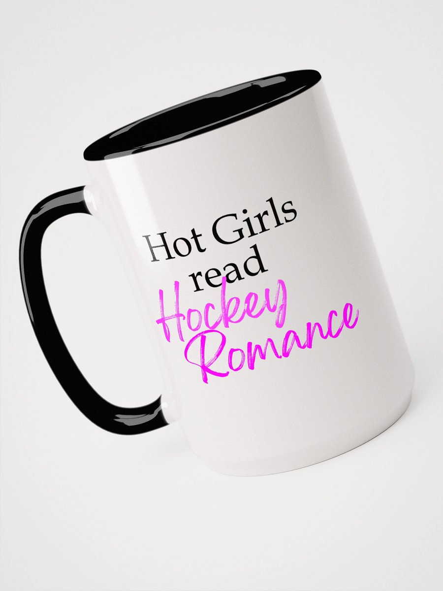 Hot Girls Read Hockey Romance - Two Tone Mug product image (4)