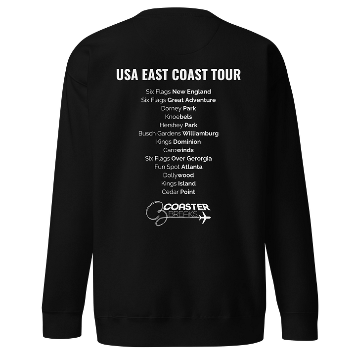 USA East Coast Tour Square Logo Sweatshirt - Dark Colours product image (1)