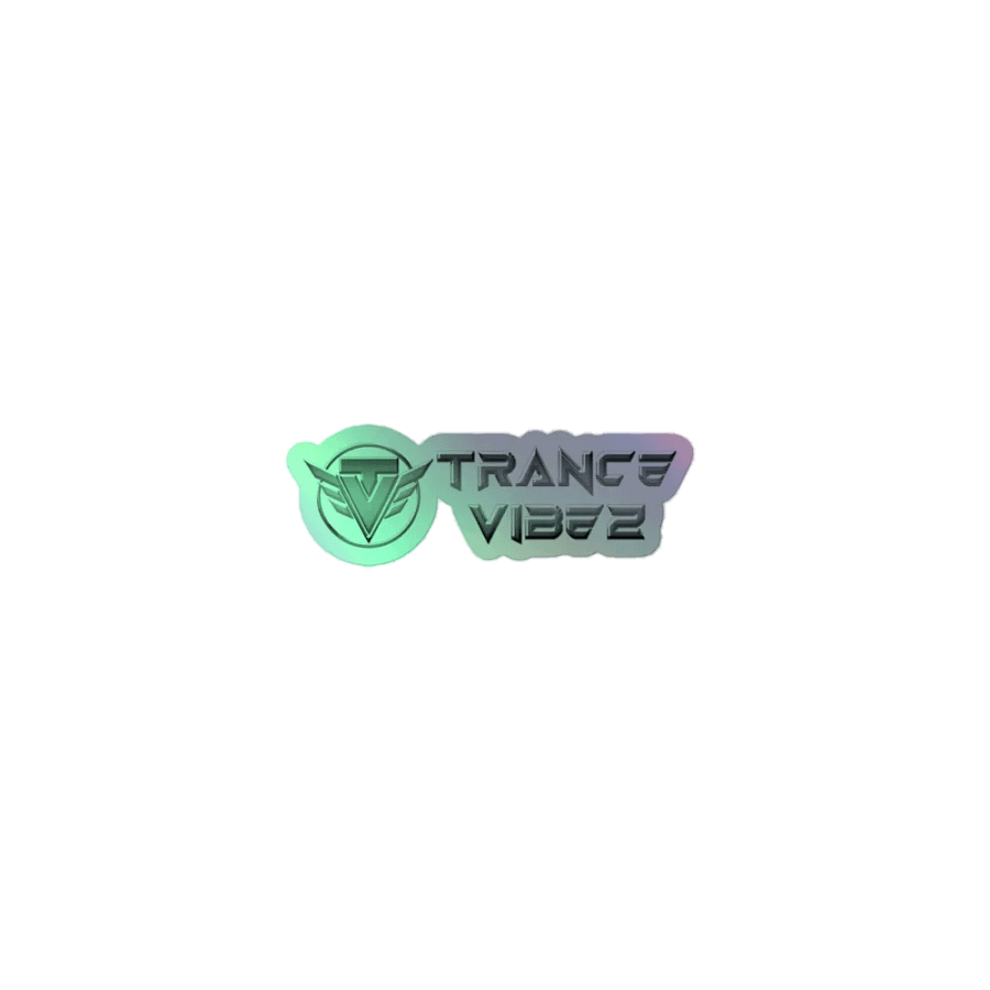 Trance Vibez Holographic Sticker product image (1)