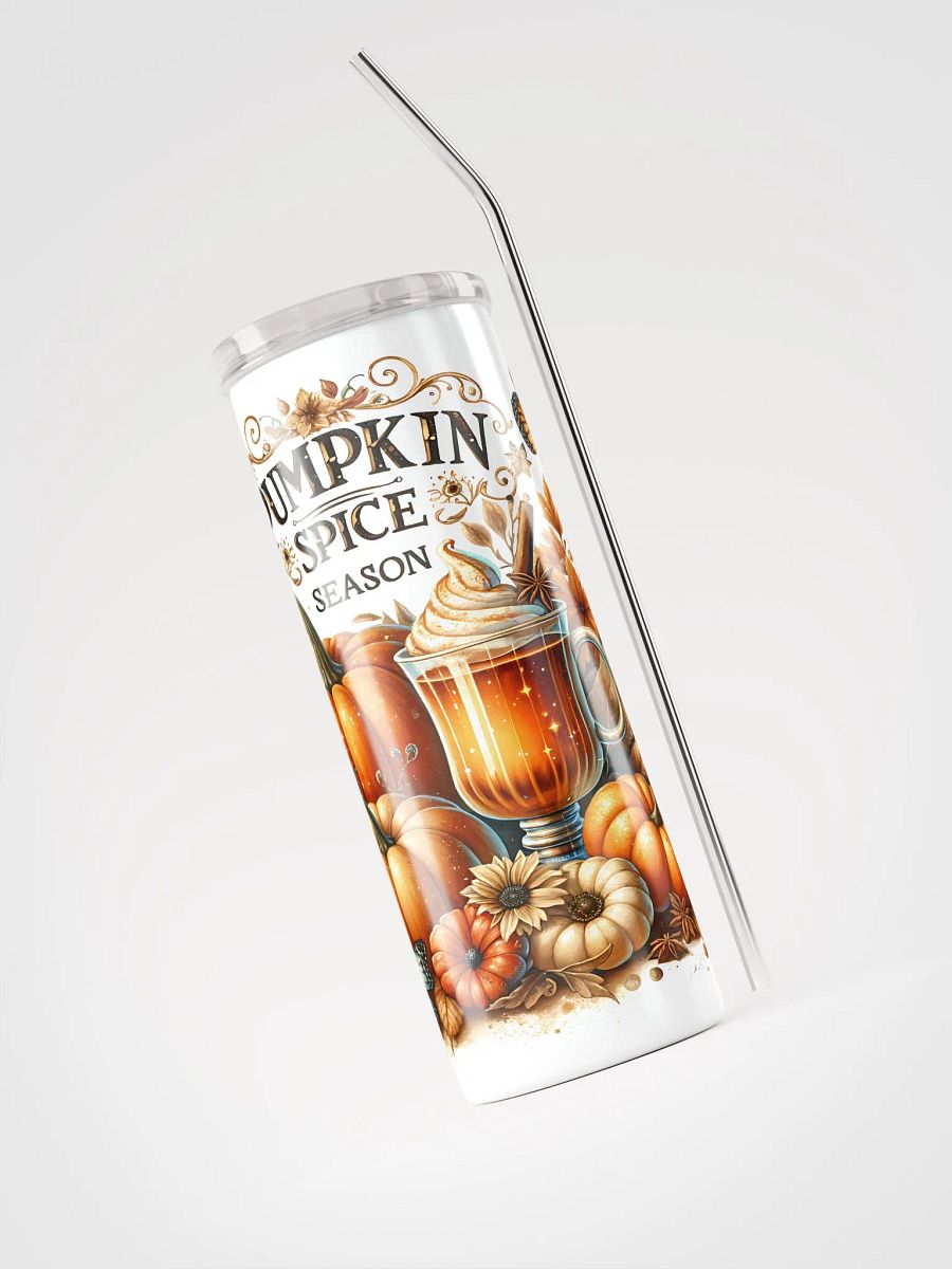 Pumpkin Spice Autumn Bliss, Fall Stainless Steel Tumbler product image (7)