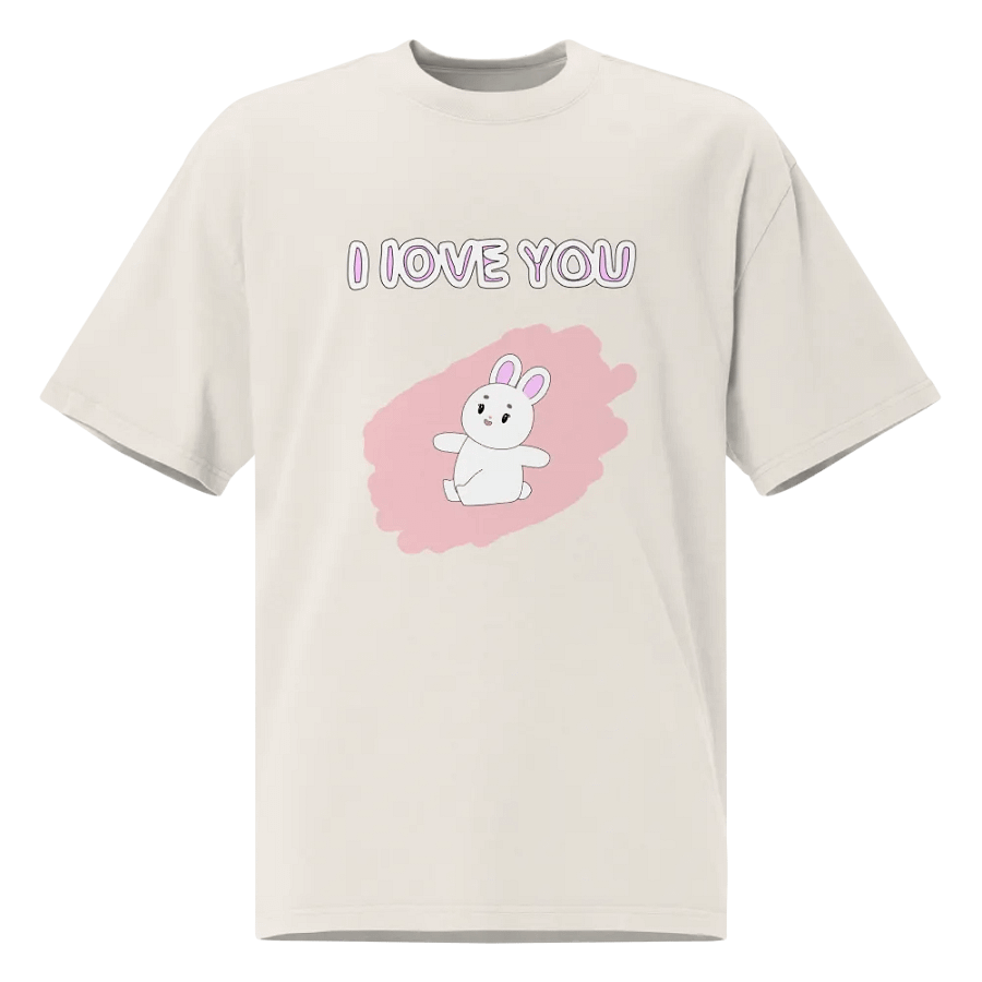 I Love You - Oversized T-Shirt Front product image (7)