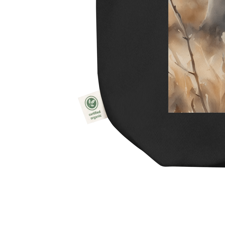 White Dear Deer, Organic Cotton Twill Tote Bag product image (3)