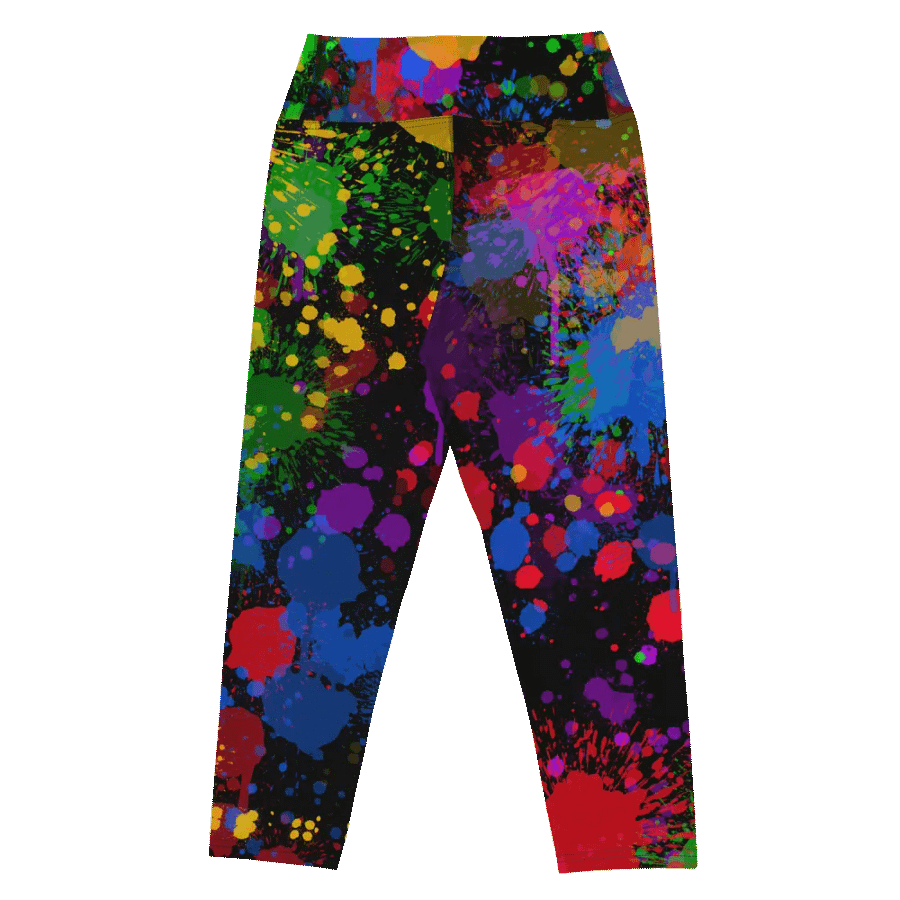JokersVibe Graffiti Style Capri Leggings product image (7)