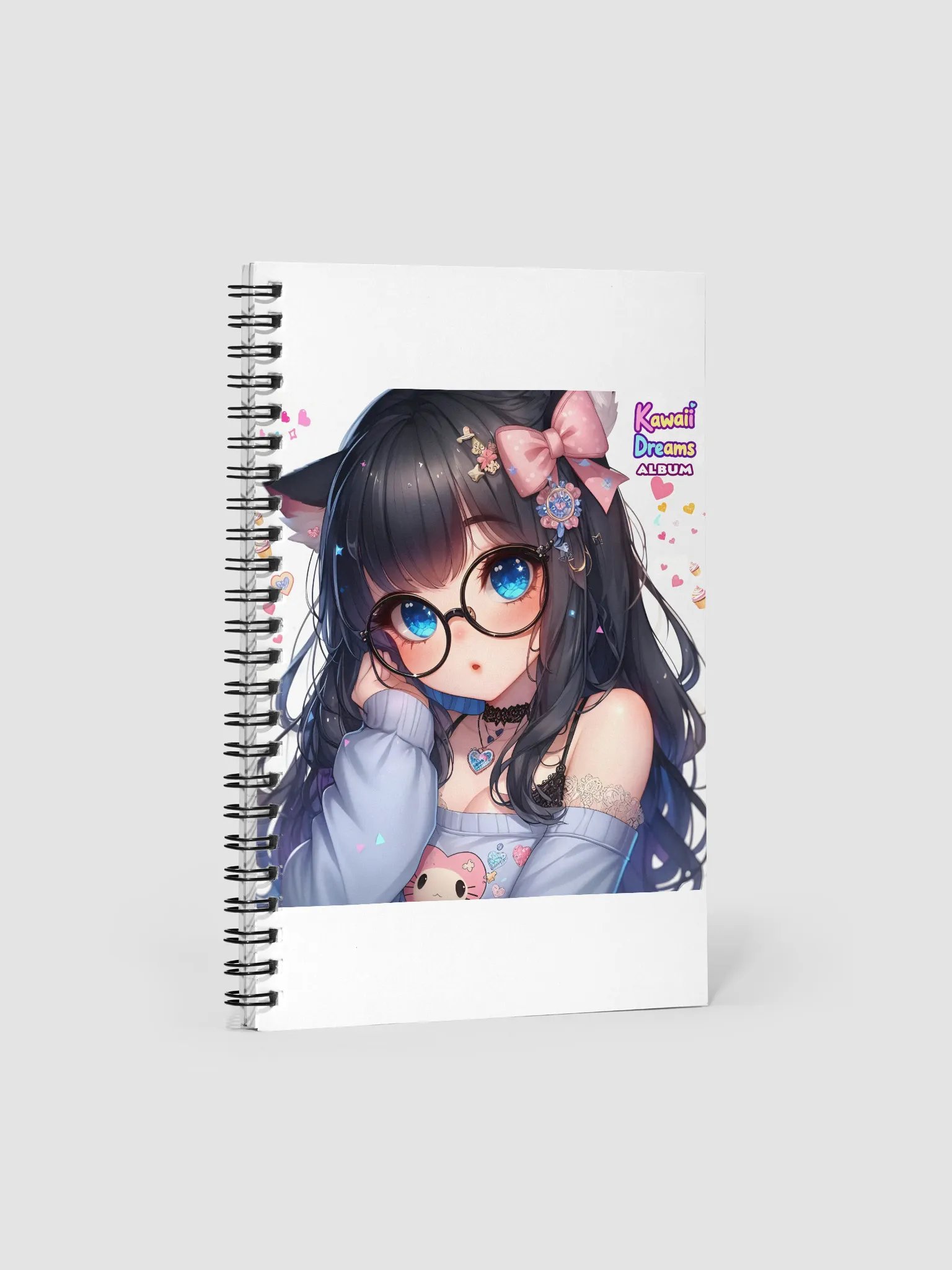 Kawaii Dreams Spiral Notebook product image (1)