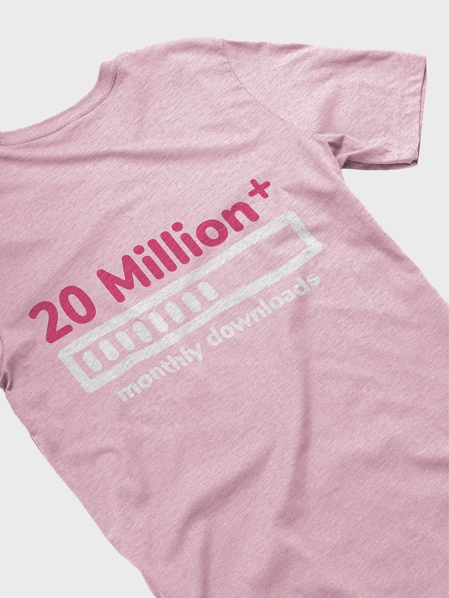 Temurin 20 Million + Monthly Downloads T-shirt - Orchid product image (4)