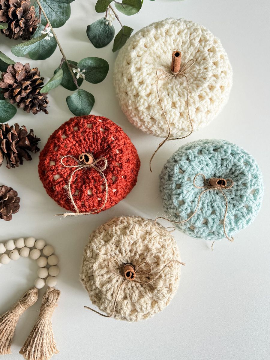 Fall For Granny Pumpkins Crochet Pattern product image (2)