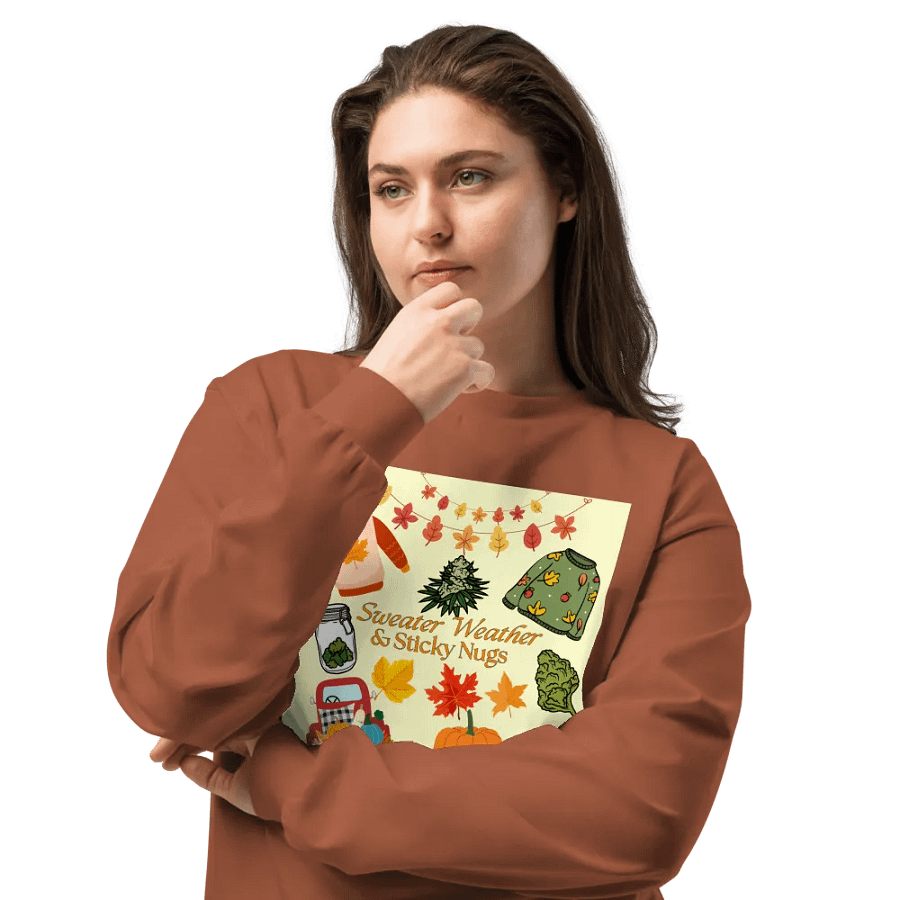 Autumn Cannabis Vibes Long Sleeve Shirt product image (7)
