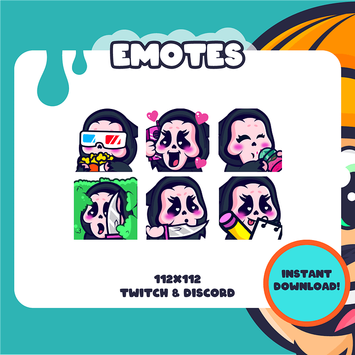 Ghostface Slay Halloween Emotes (STATIC) product image (1)