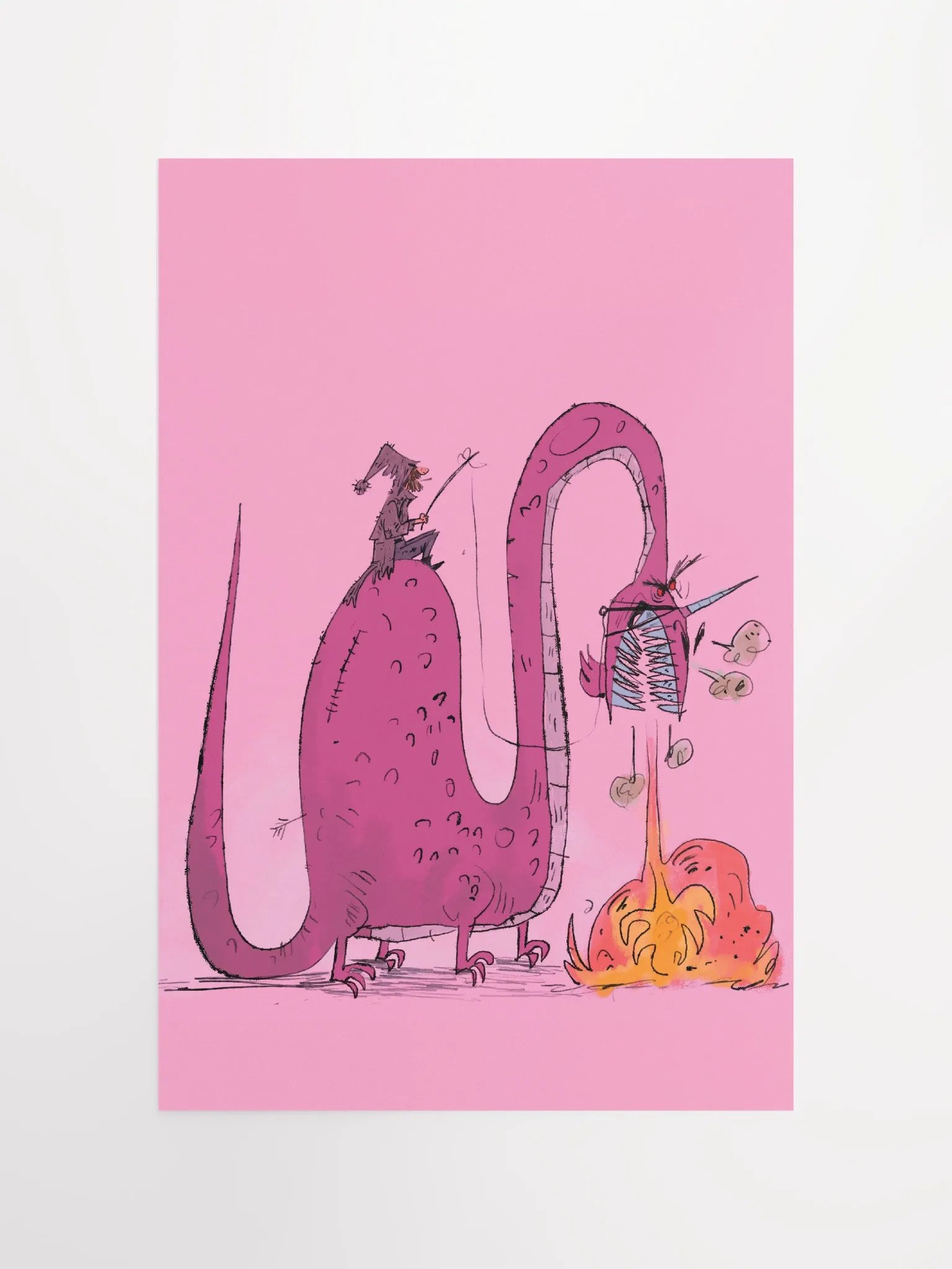 poster- angry dragon product image (4)