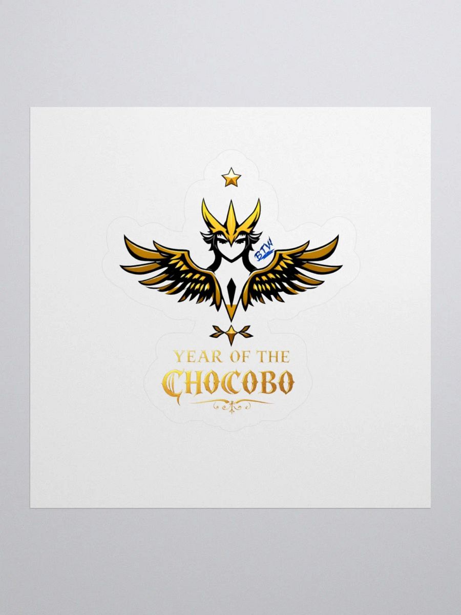 BTW year of the chocobo die cut stickers product image (2)