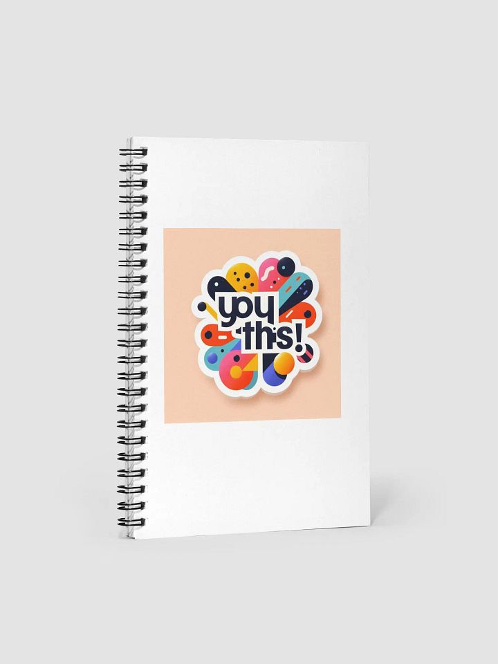 Playful Shapes Spiral Notebook product image (1)