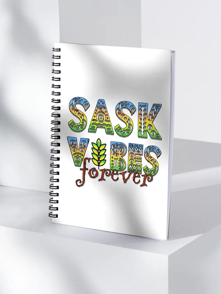 Sask Vibes Forever Ancient Spiral Notebook product image (1)