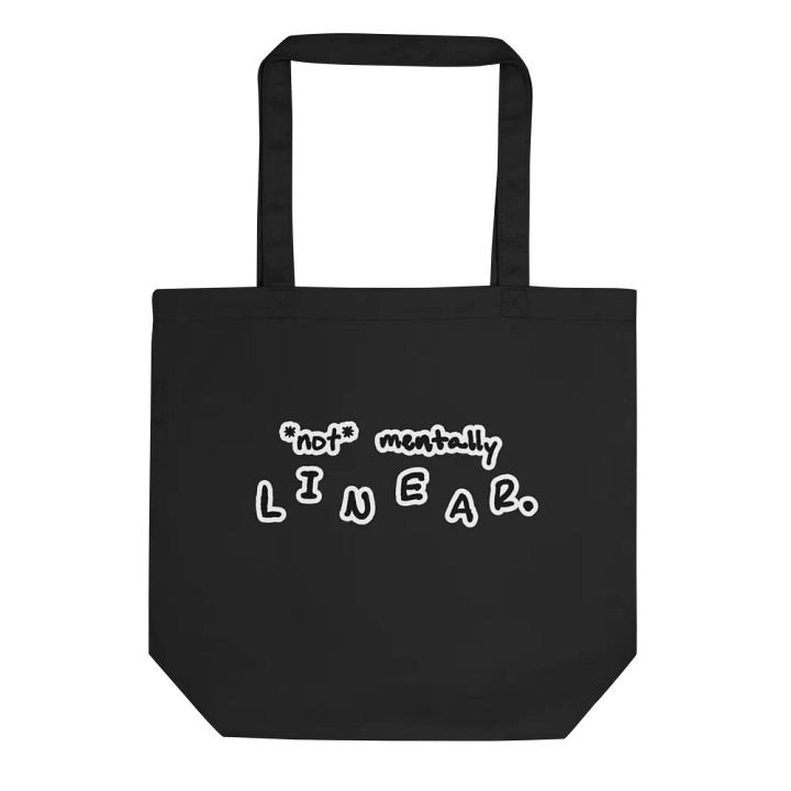 *not* mentally linear (bubble design) tote bag product image (1)