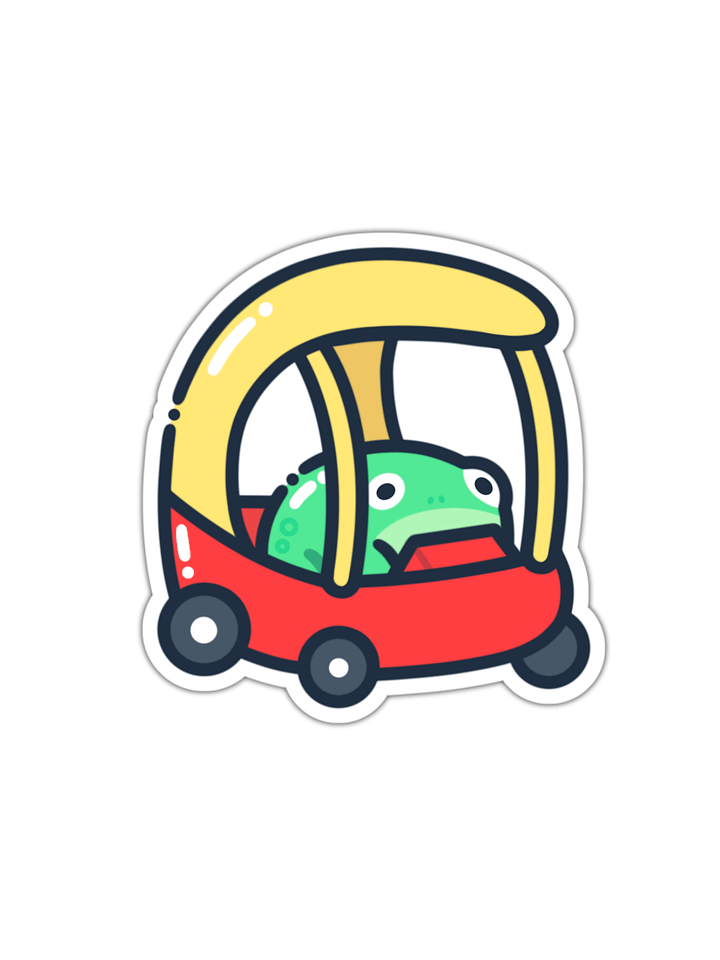 Frog Car Sticker product image (1)