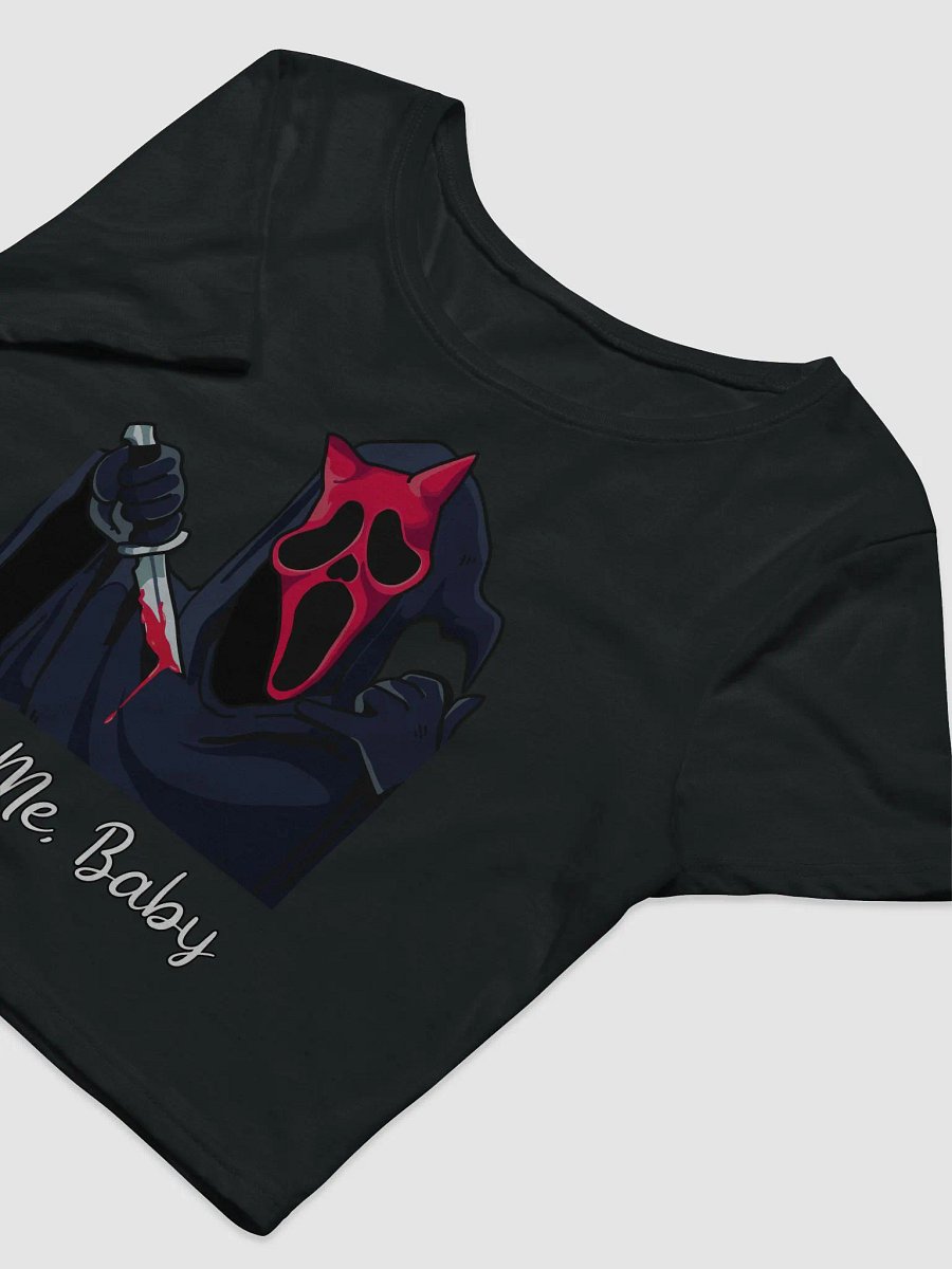 Ghost Face Phone Call Women's Crop Tee product image (5)