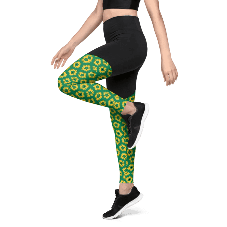 Symmetric Starburst Sports Leggings product image (8)