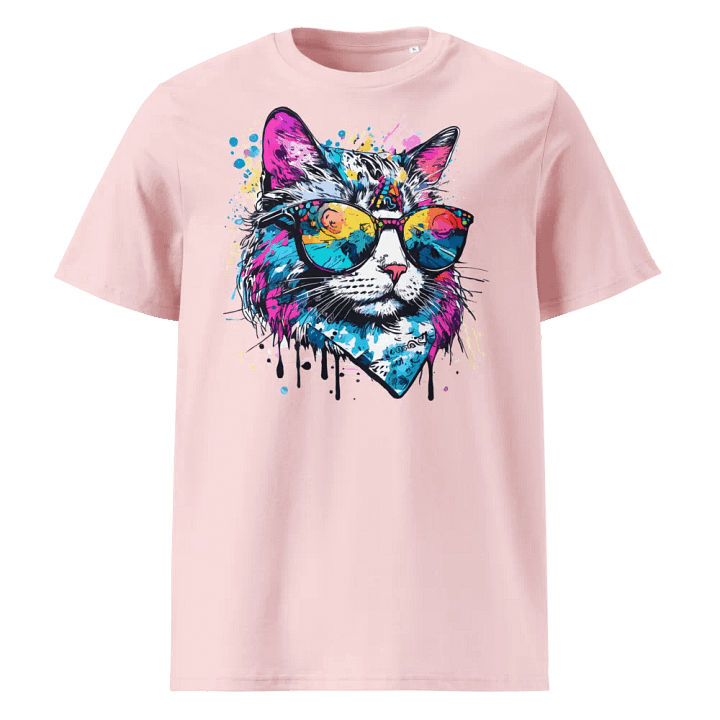 Colorsplash Hippie Katze 9 , Shirt product image (5)