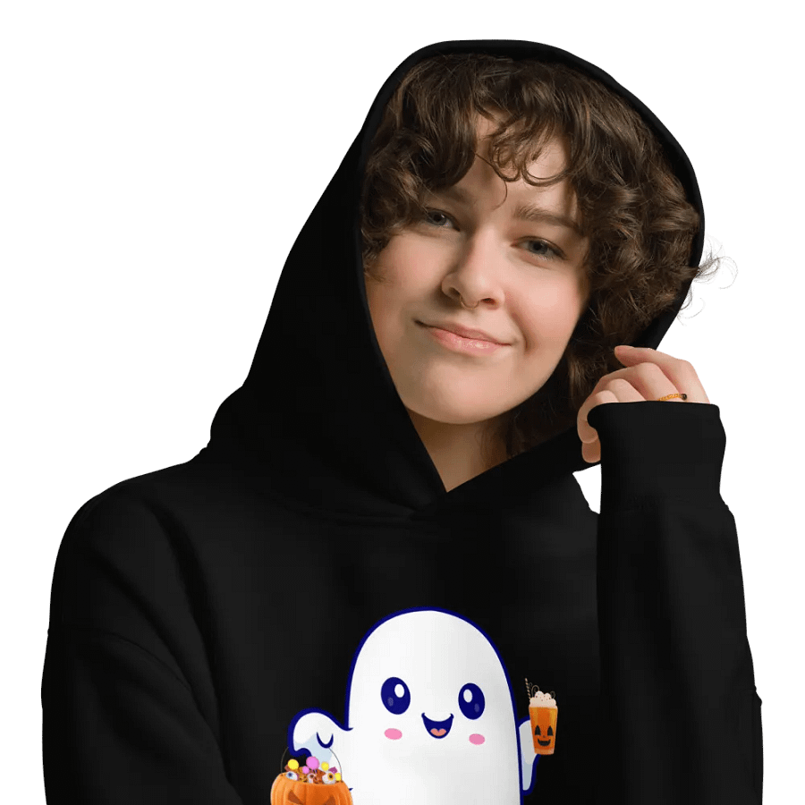 Spooky Sips & Treats Ghost Oversized Premium Hoodie product image (9)