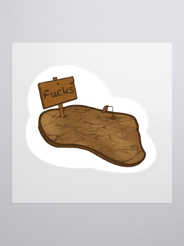A Barren Field Sticker product image (1)