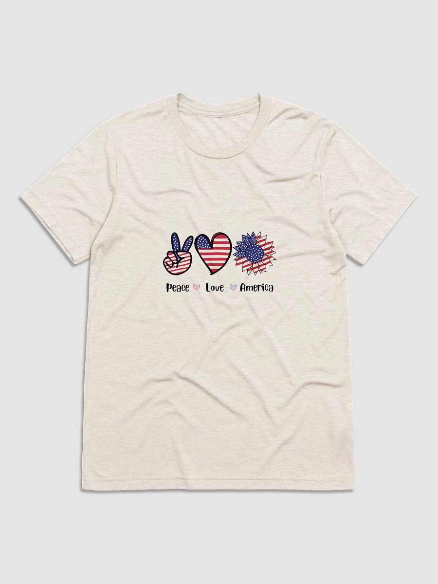 Patriotic Peace and Love Tee product image (5)