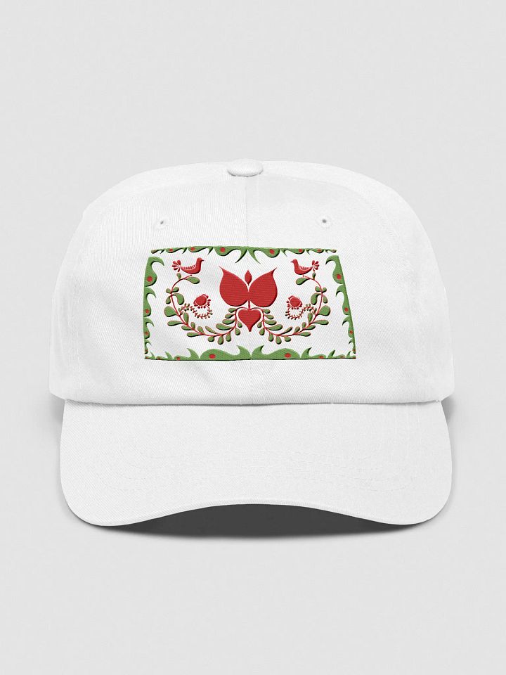 Hungarian Floral and Bird Motif Dad Hat product image (1)