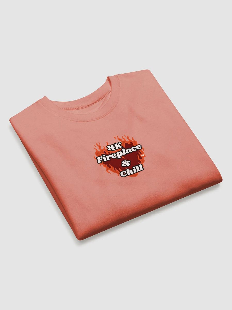 Flaming Heart - 4K Fireplace & Chill | Sweatshirt product image (13)