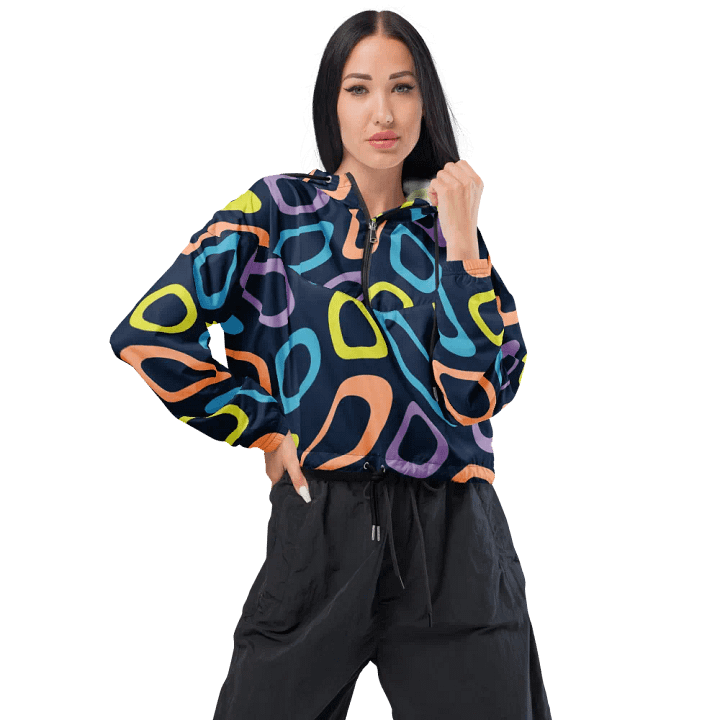 Vibrant Mosaic Visions Women's Windbreaker product image (1)