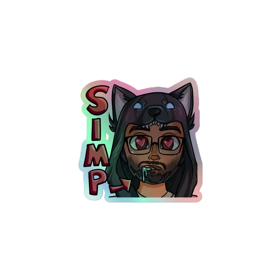 Simp Emote Sticker product image (1)