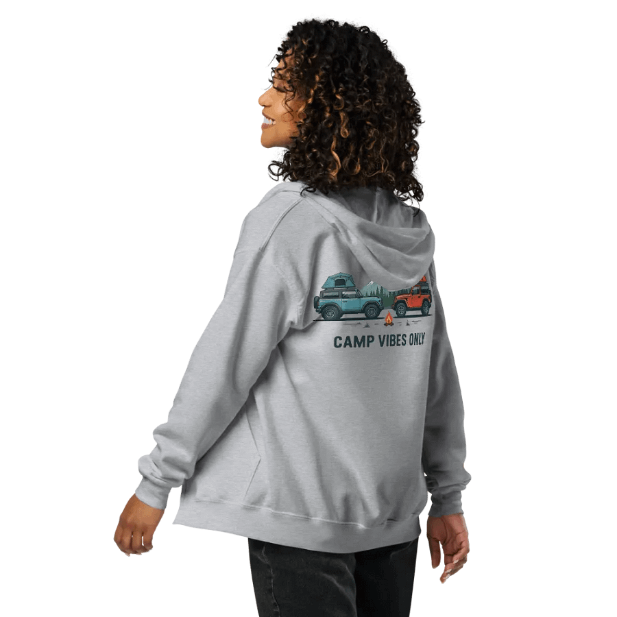 Camp Vibes Only Zip Hoodie product image (34)