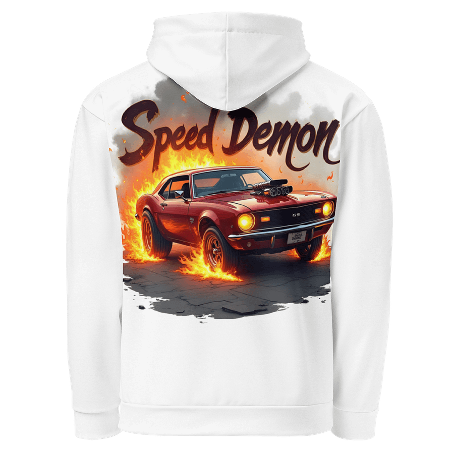 Men All-Over Printed Unisex Hoodie Speed Demon Muscle Car product image (1)