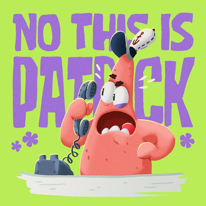 Patrick Print (6x6") product image (1)