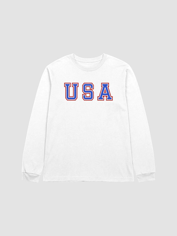 USA with Mouse Long Sleeve (Red/Blue) product image (1)