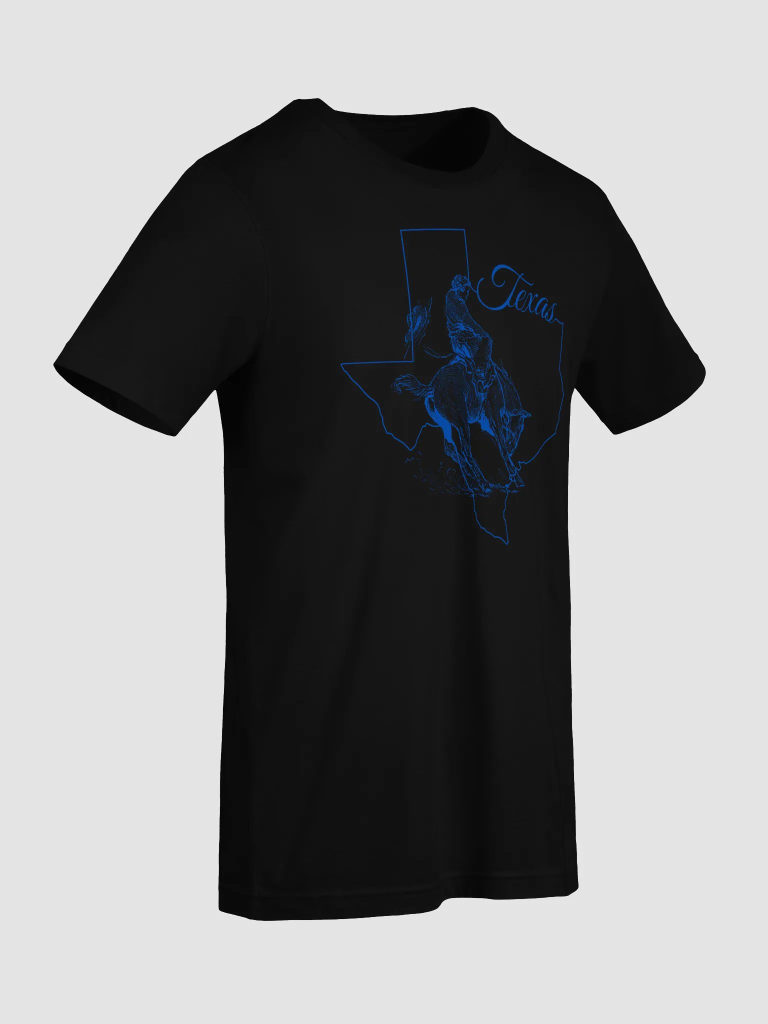🤠 Rodeo Cowboy in Texas Outline T-Shirt | Bella+Canvas Unisex Tee | Western Line Art Design product image (61)