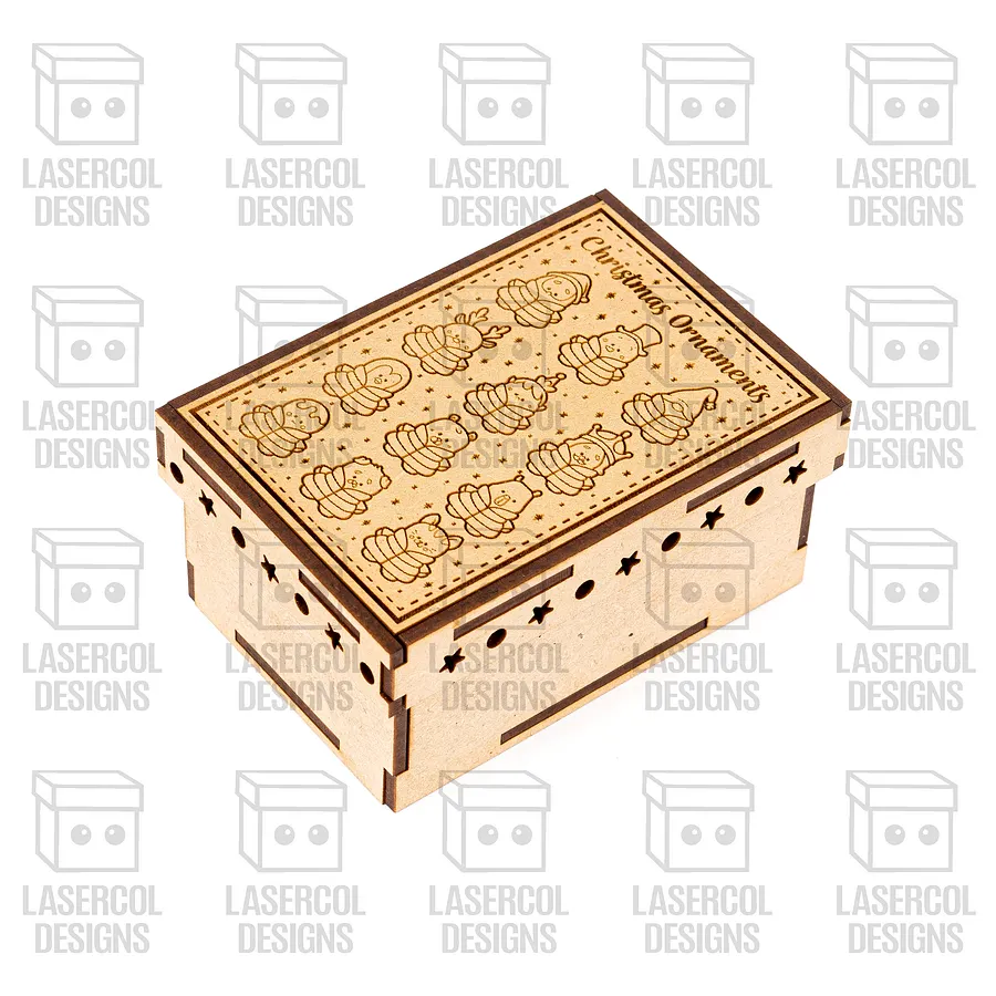 Christmas Ornaments Box - Laser Cut Files product image (8)