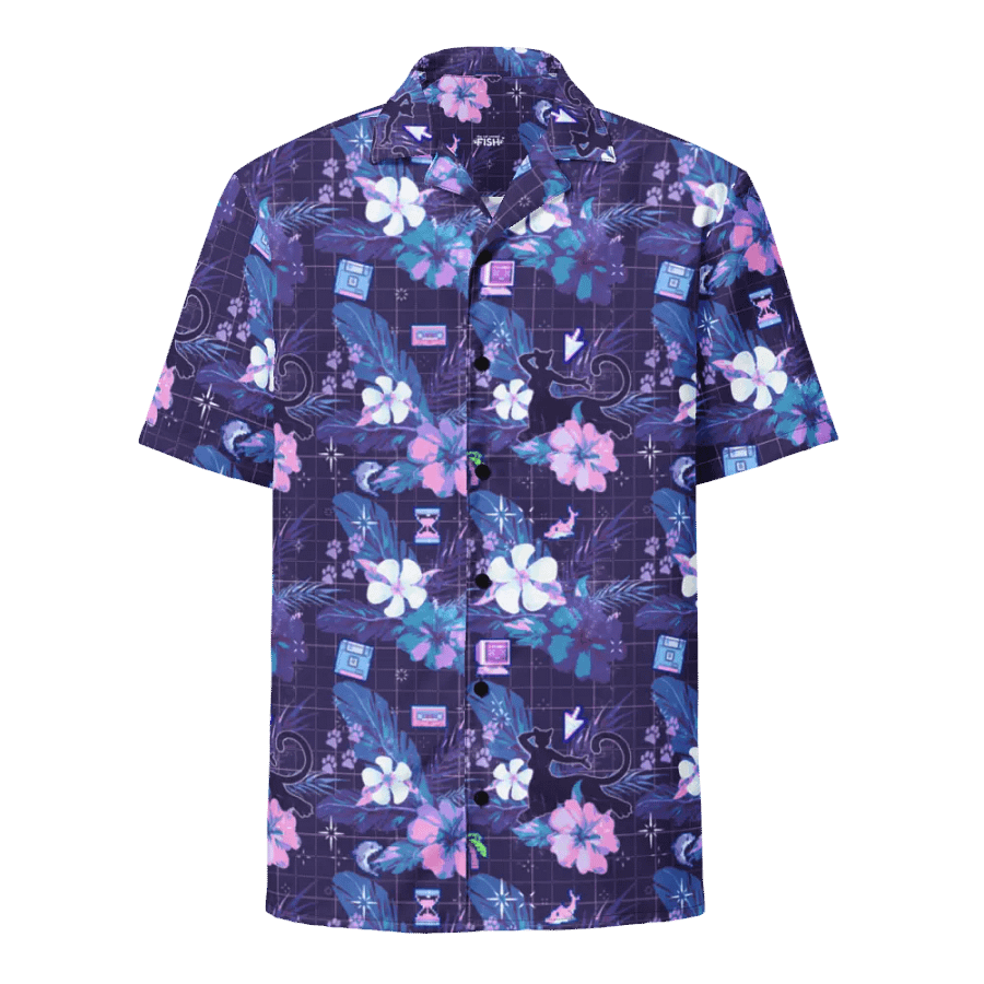 VapTAURwave Hawaiian Button-up Shirt product image (1)
