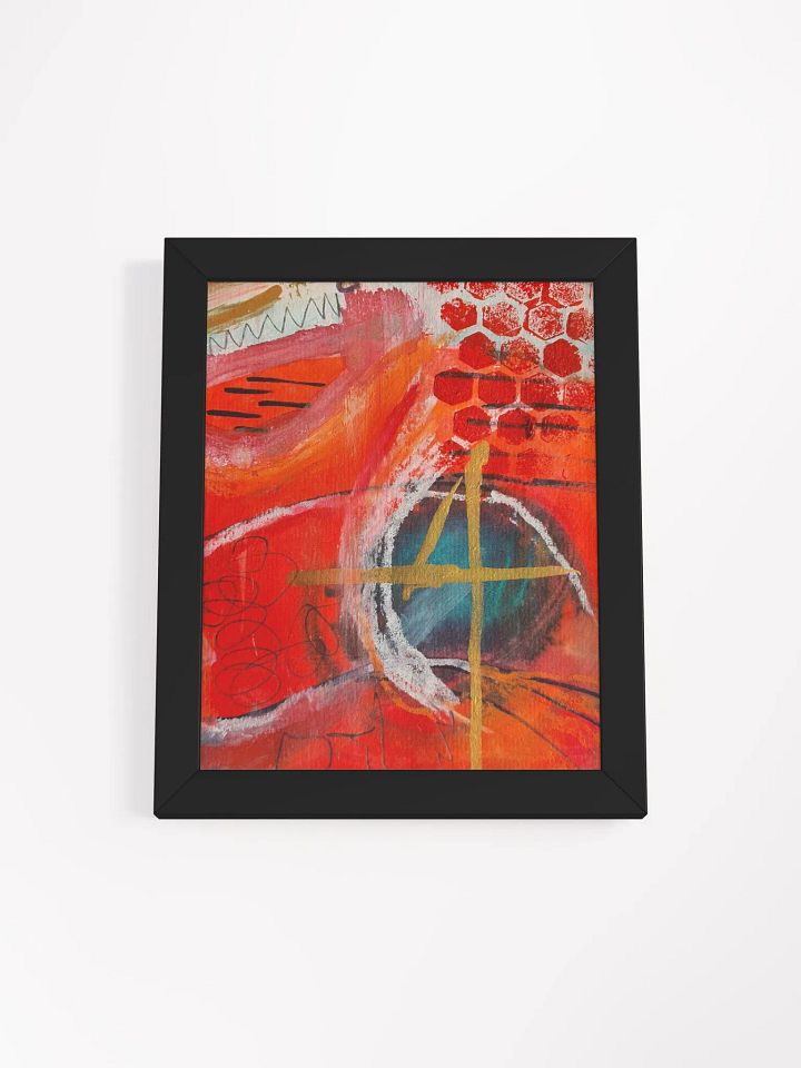 red orange wall art product image (4)