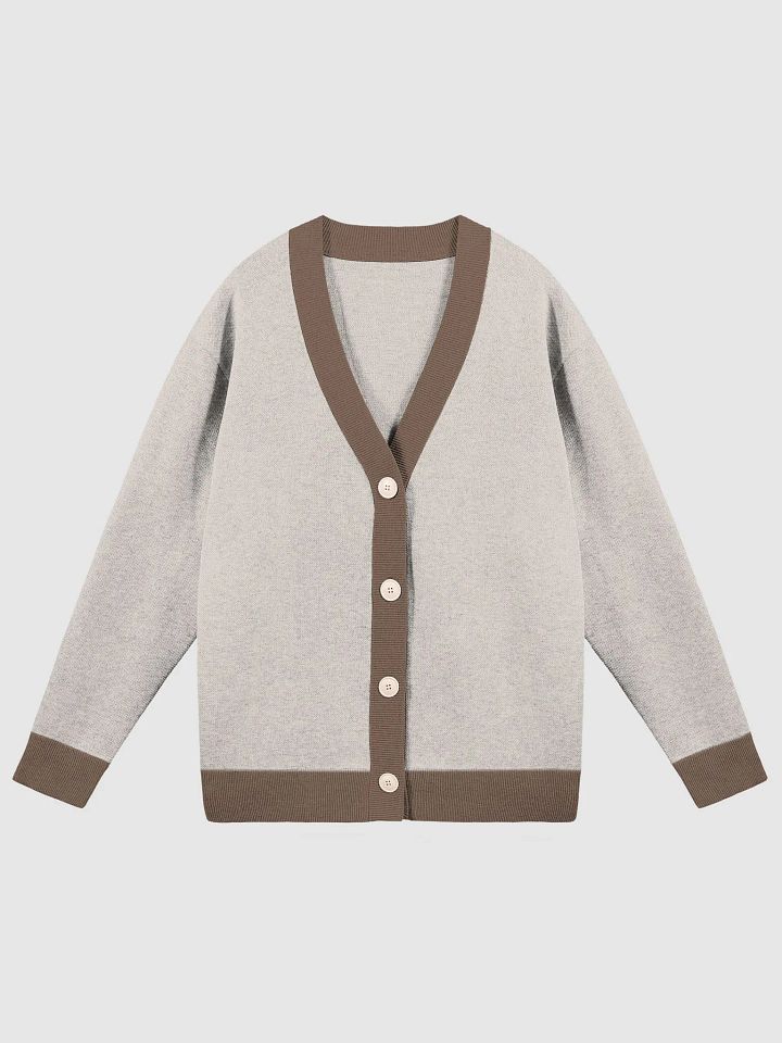 Swanky Unisex Jacquard Knit Cardigan product image (5)