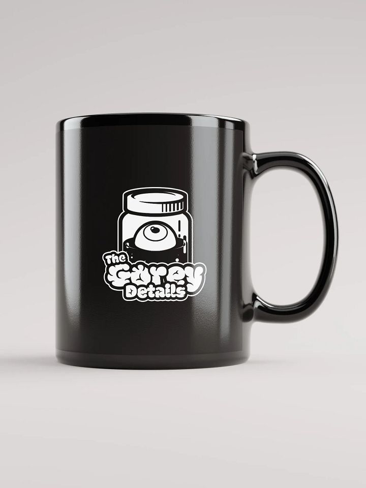 Full Logo White - Black Glossy Mug product image (2)