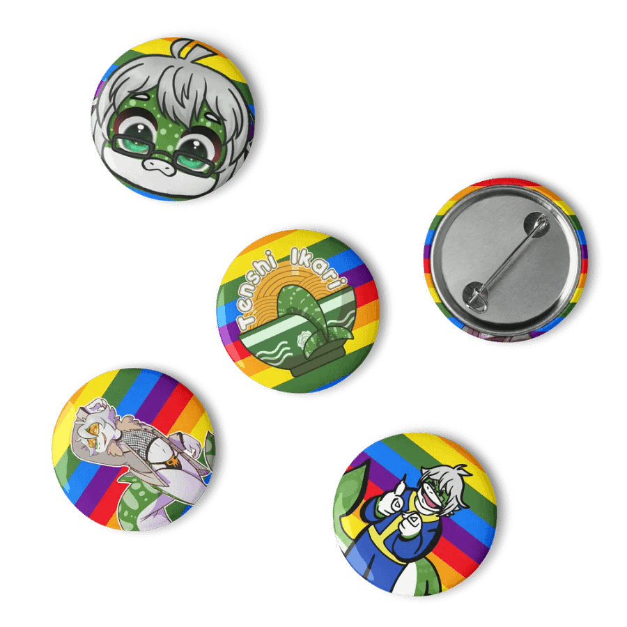 IkariTenshi LGBTQIA+ Pin Set 1 product image (4)