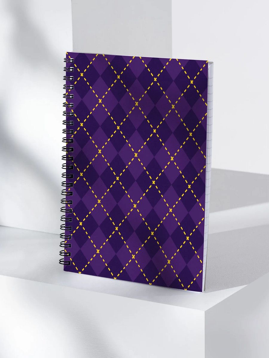 Co-Host Pantone Argyle Spiral Bound Notebook product image (4)