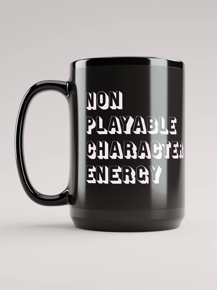 OkayishAF NPC Energy 15oz Mug Black product image (1)