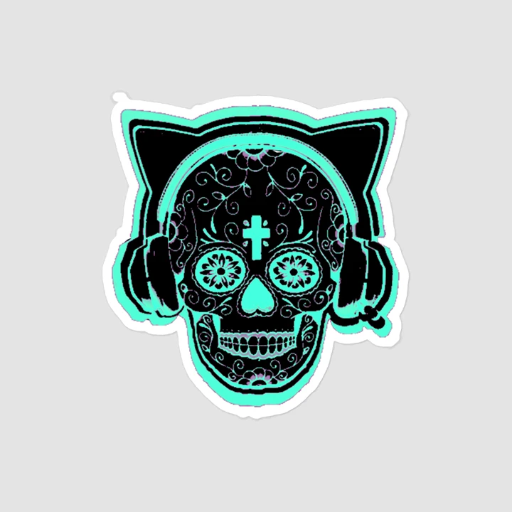 Sugar Skull stickers (turquoise) product image (1)