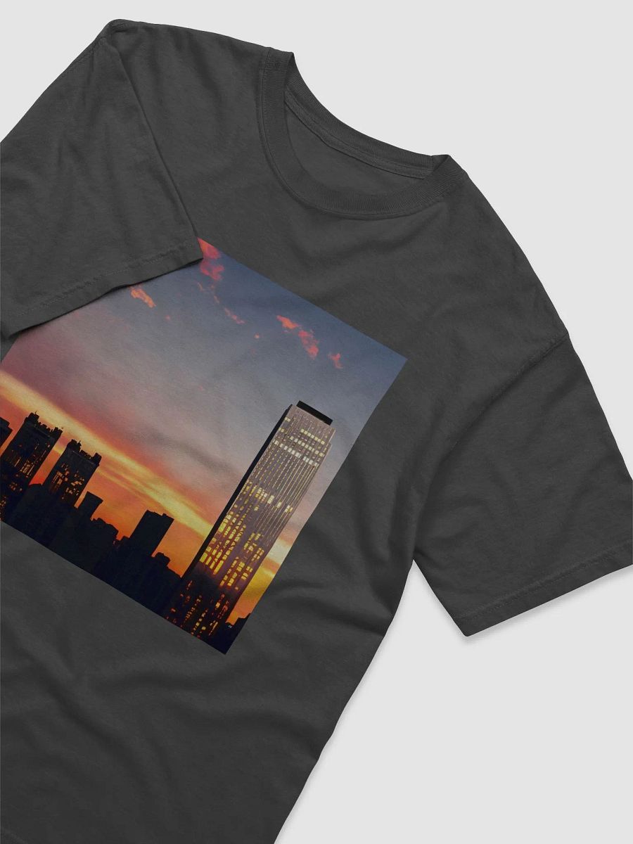 City Lights Ignite: Sunset Skyline T-Shirt product image (3)