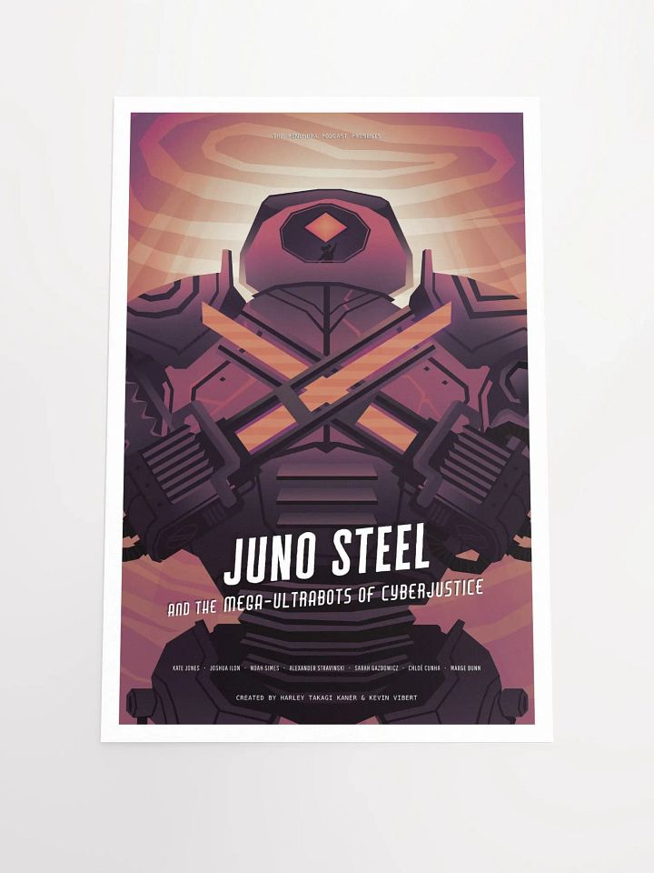 Juno Steel and the Mega-Ultrabots of Cyberjustice Poster product image (1)