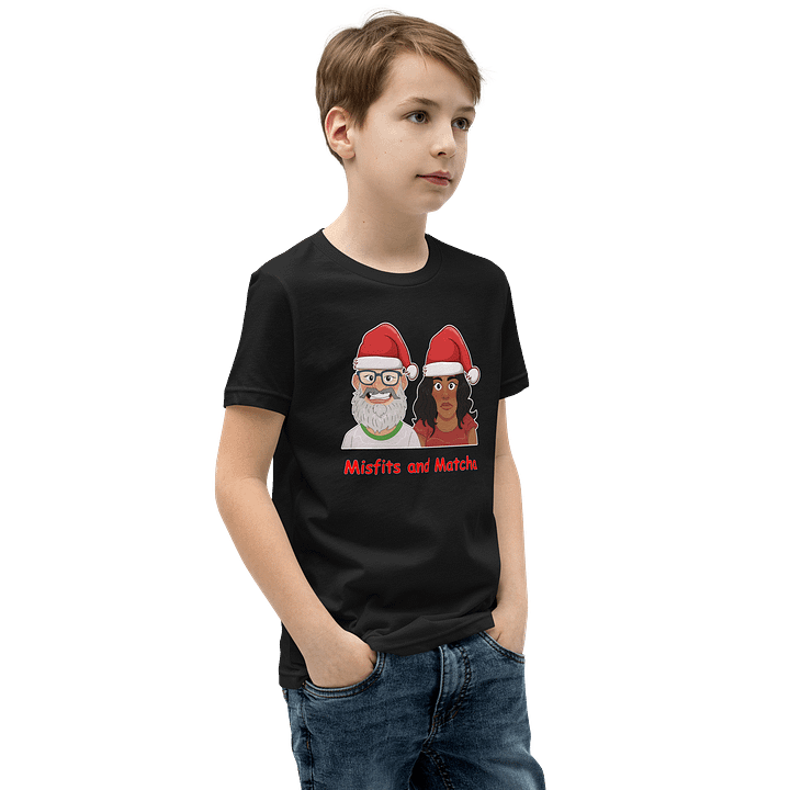 Kids Misfits and Matcha Christmas Graphic Tee product image (8)