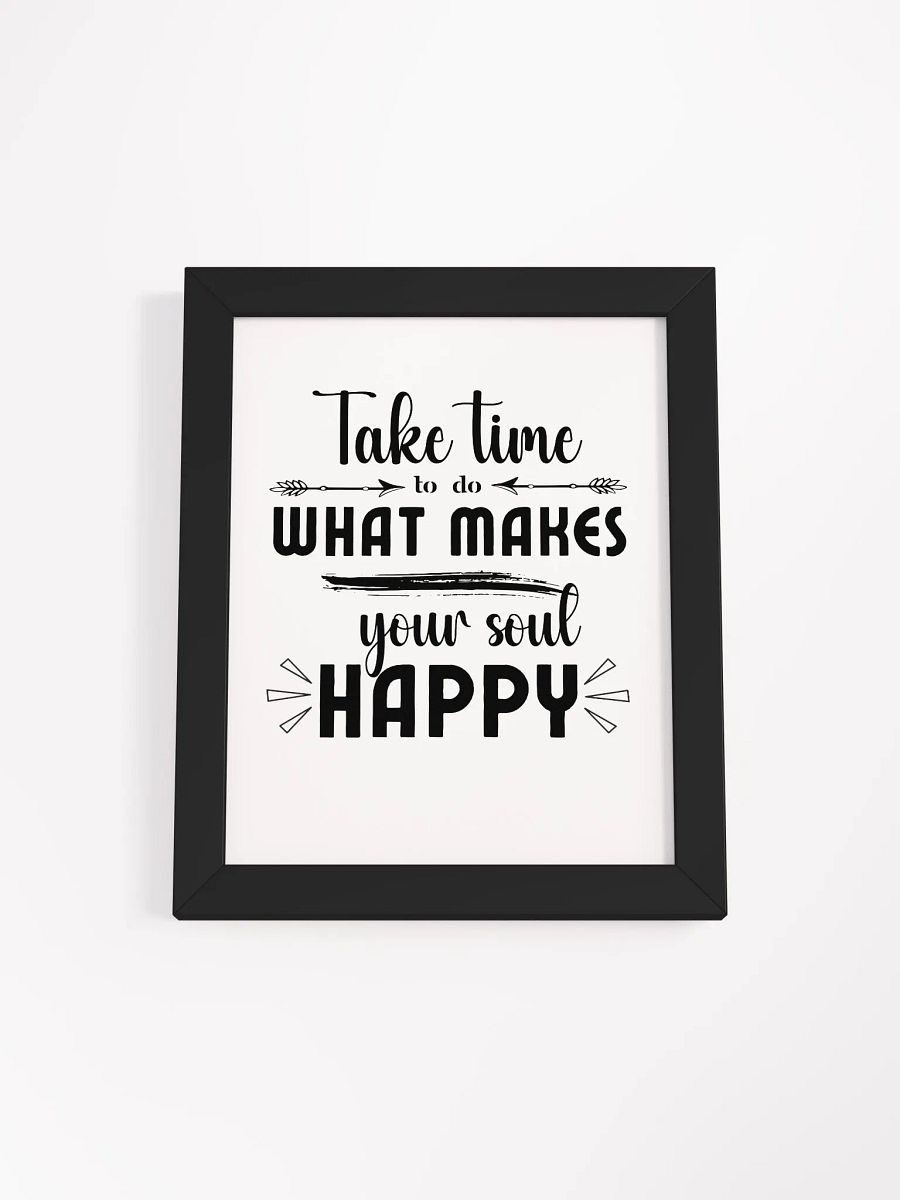 Happy Soul Organic Framed Poster product image (2)