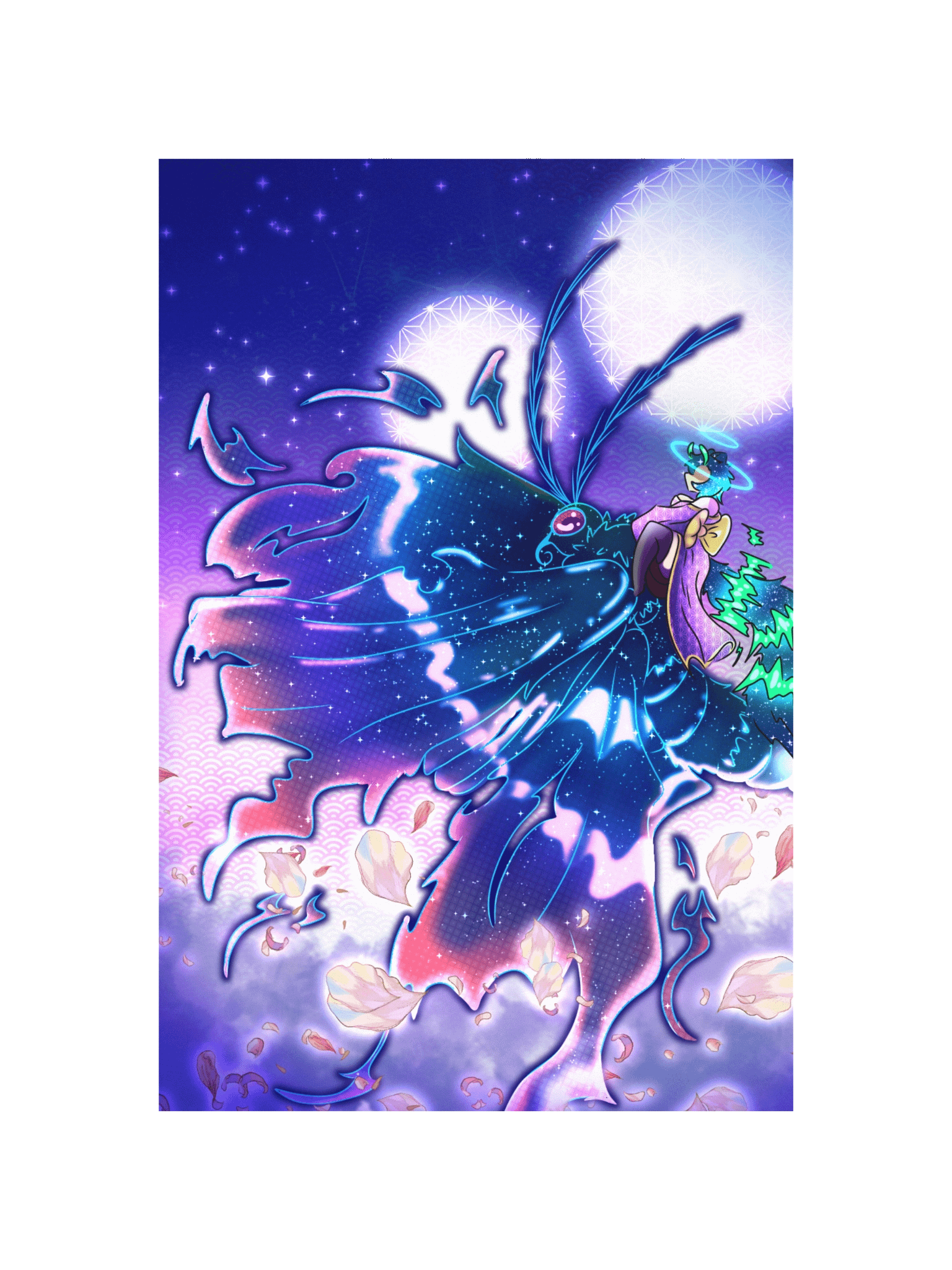 Moonlit messenger poster 12x18 product image (4)