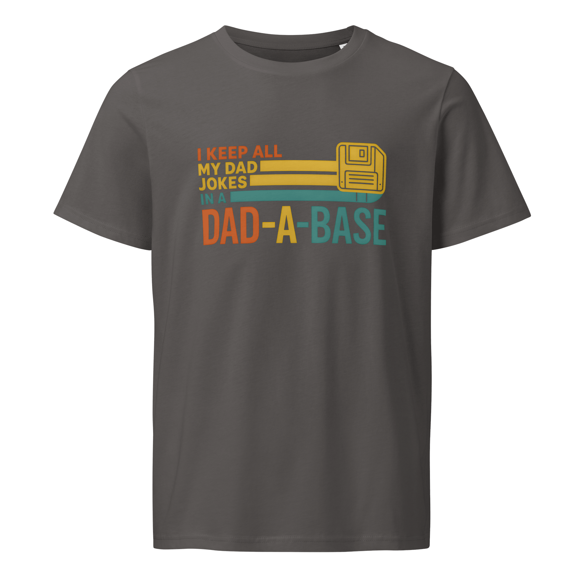 Dad-A-Base T-Shirt | Funny Dad Joke Shirt | Retro Techie Gift for Dads | Geeky Father’s Day Tee product image (1)