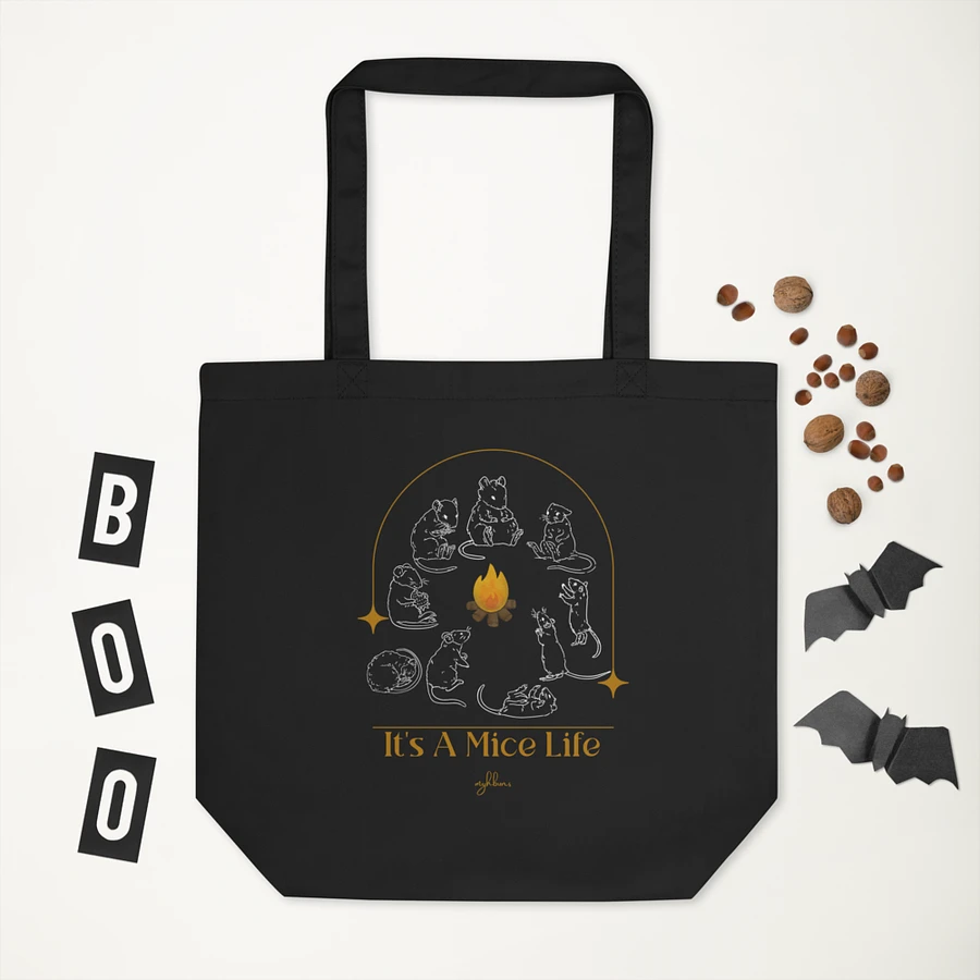 It's A Mice Life Eco Tote (Black) product image (5)