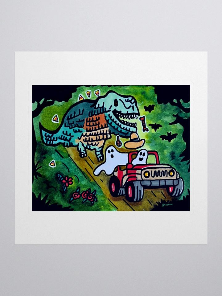 Dino Piñata Pursuit Sticker product image (1)